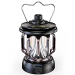 Portable Hand Crank LED Camping Lantern with Power Bank